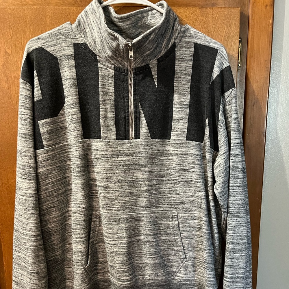 PINK lightweight quarter zip